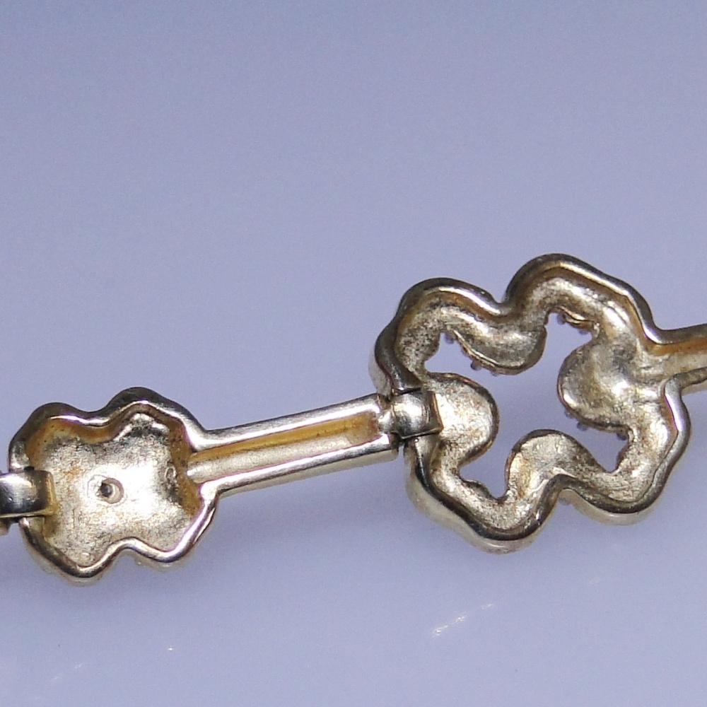Gold plated sterling silver bracelet, new no tags - Picture 5 of 6